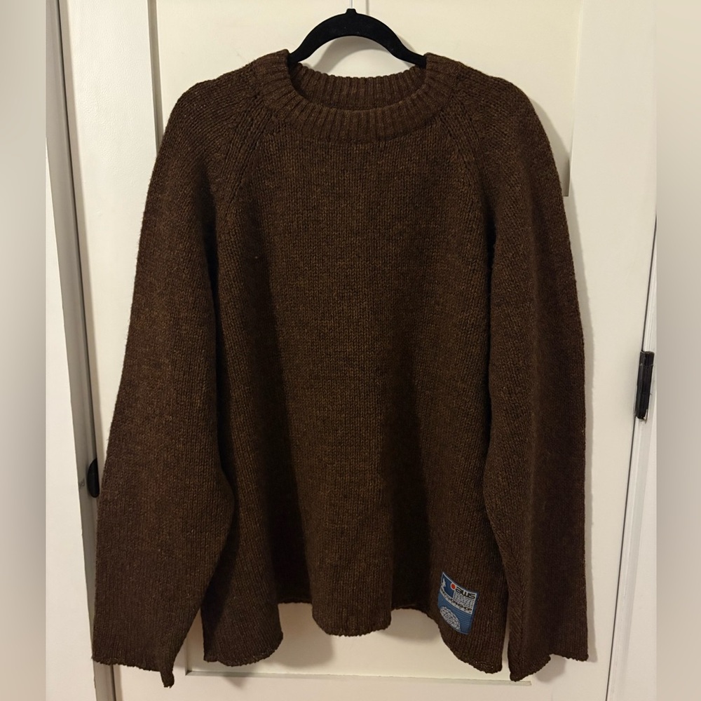 Alien Workshop 1998 Brown Wool Survival Sweater Vintage XL